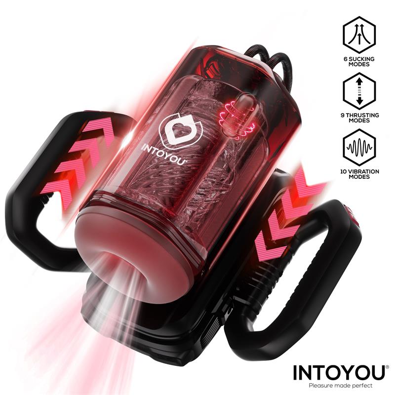 INTOYOU Vexor masturbatore automatico 3 in 1 USB-C TPE