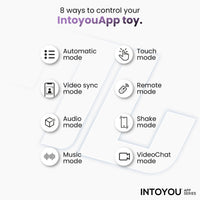 INTOYOU NexEgg Motion Ovetto Vibrante Lilla Spinta App