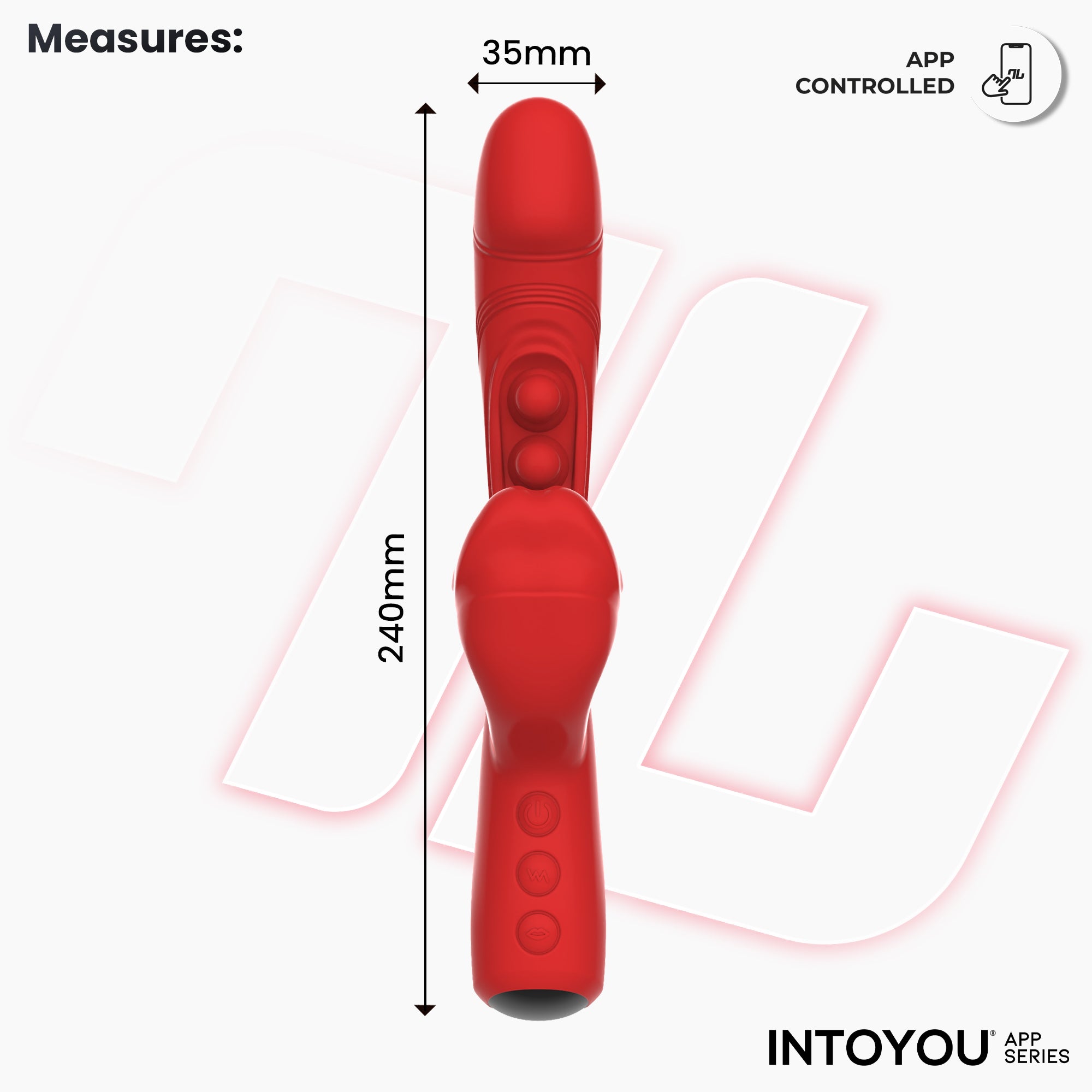 INTOYOU Trixy Vibratore clitoride tapping biting con app