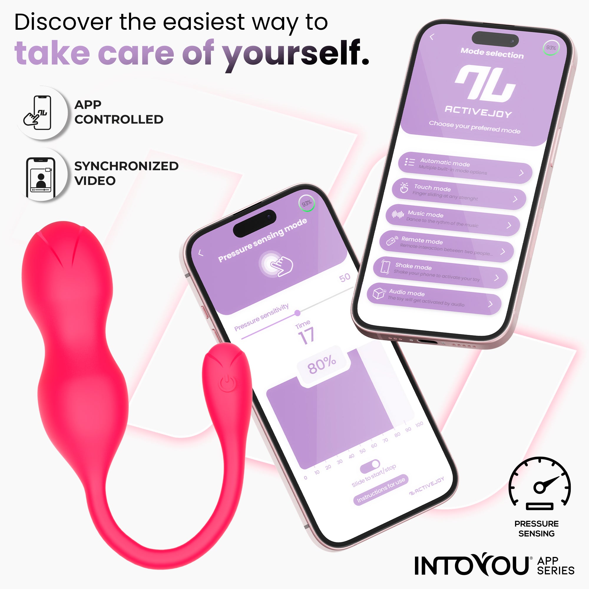 INTOYOU Kyra Trainer Pelvico App Rosa Fucsia