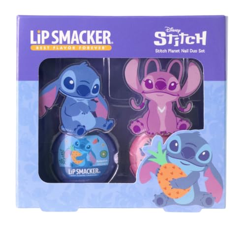 Lip Smacker Disney Set Duo Smalti Stitch 2 pezzi con anelli