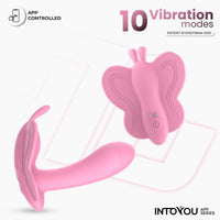 INTOYOU Wingy Butterfly Stimolatore Clitoride Rosa con App