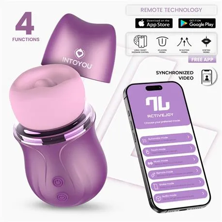 INTOYOU Suvi stimolatore clitorideo 4 in 1 con app USB-C