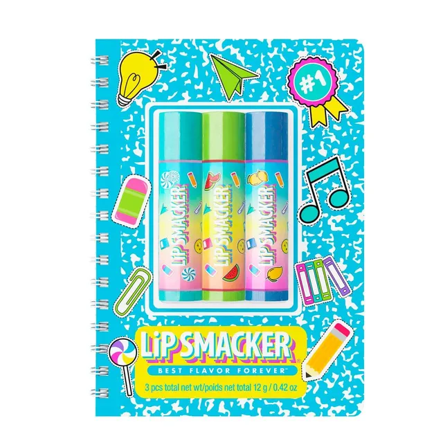 Lip Smacker Back to School balsamo labbra 3 pezzi blu