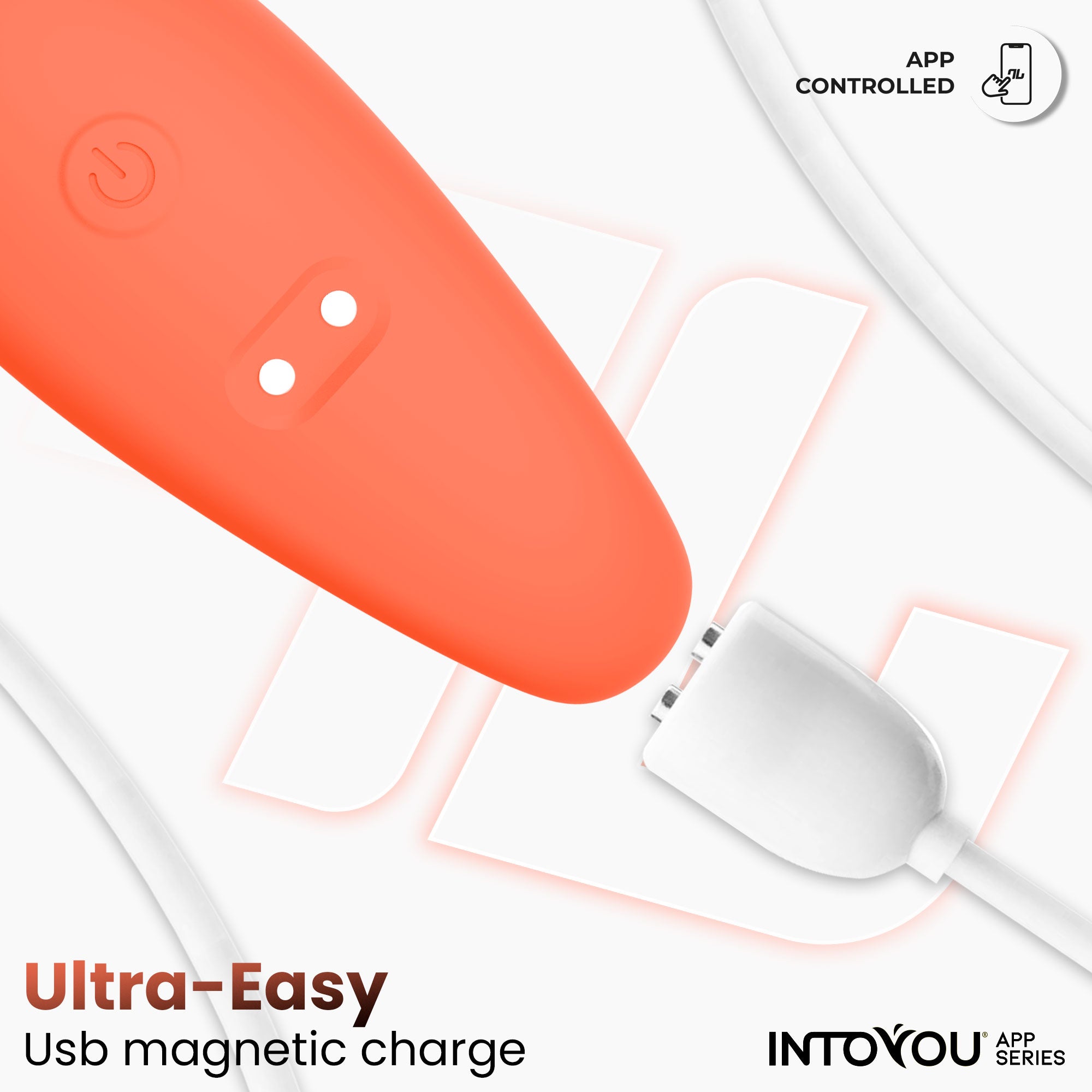 INTOYOU Per Coppie Vibratore App Salmone Silicone