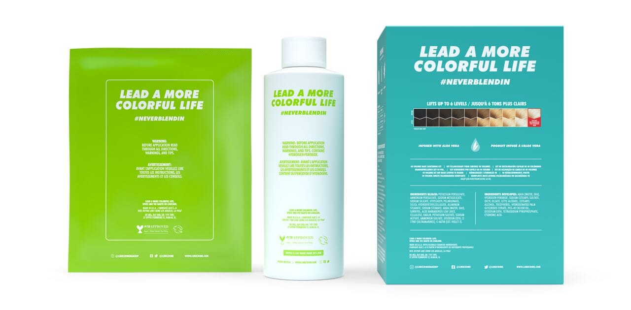 Lime Crime Hair Kits Unicorn Bleach Kit decolorante 20 volumi