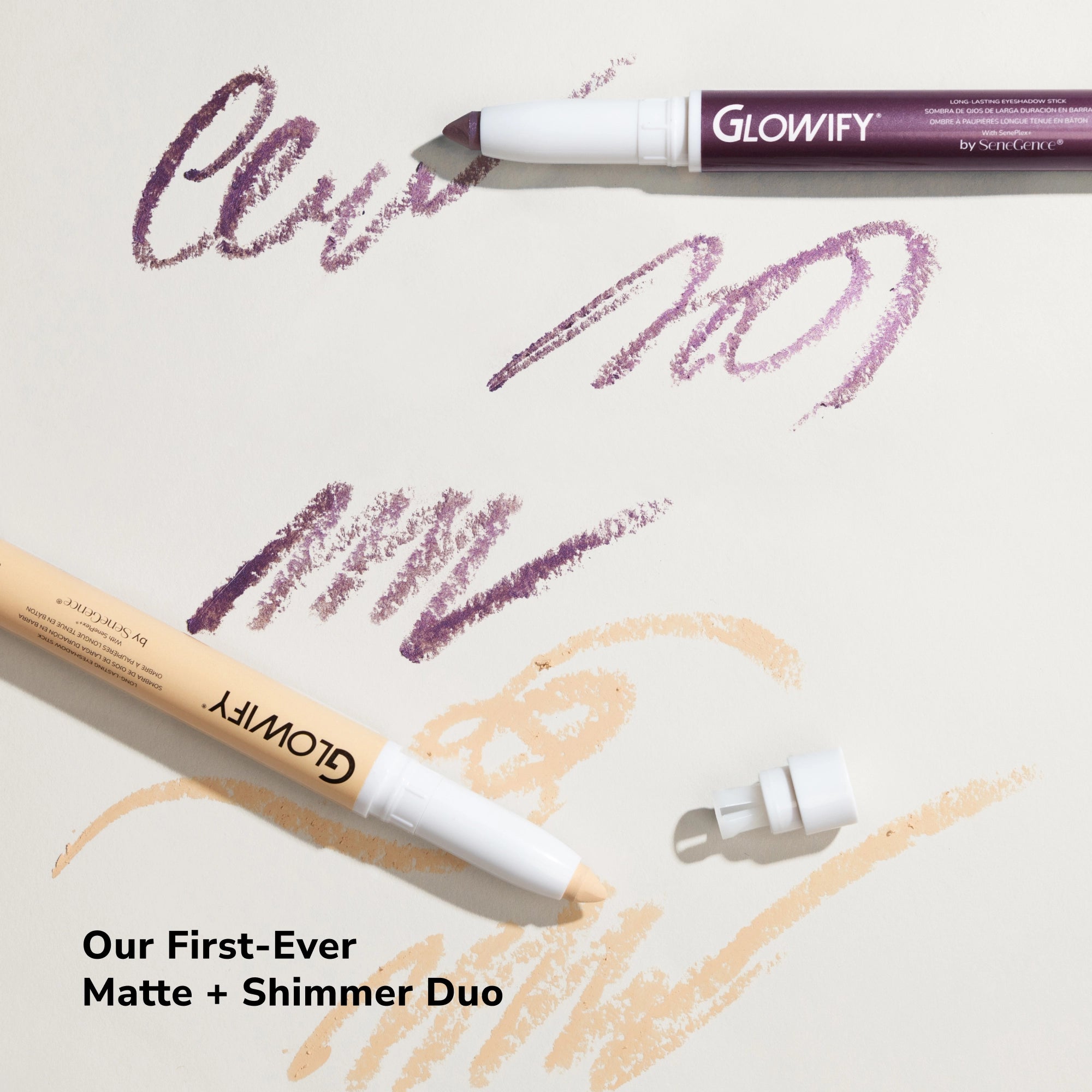 Lipsense Glowify Desert Dusk ombretto stick duo 2 pezzi matte