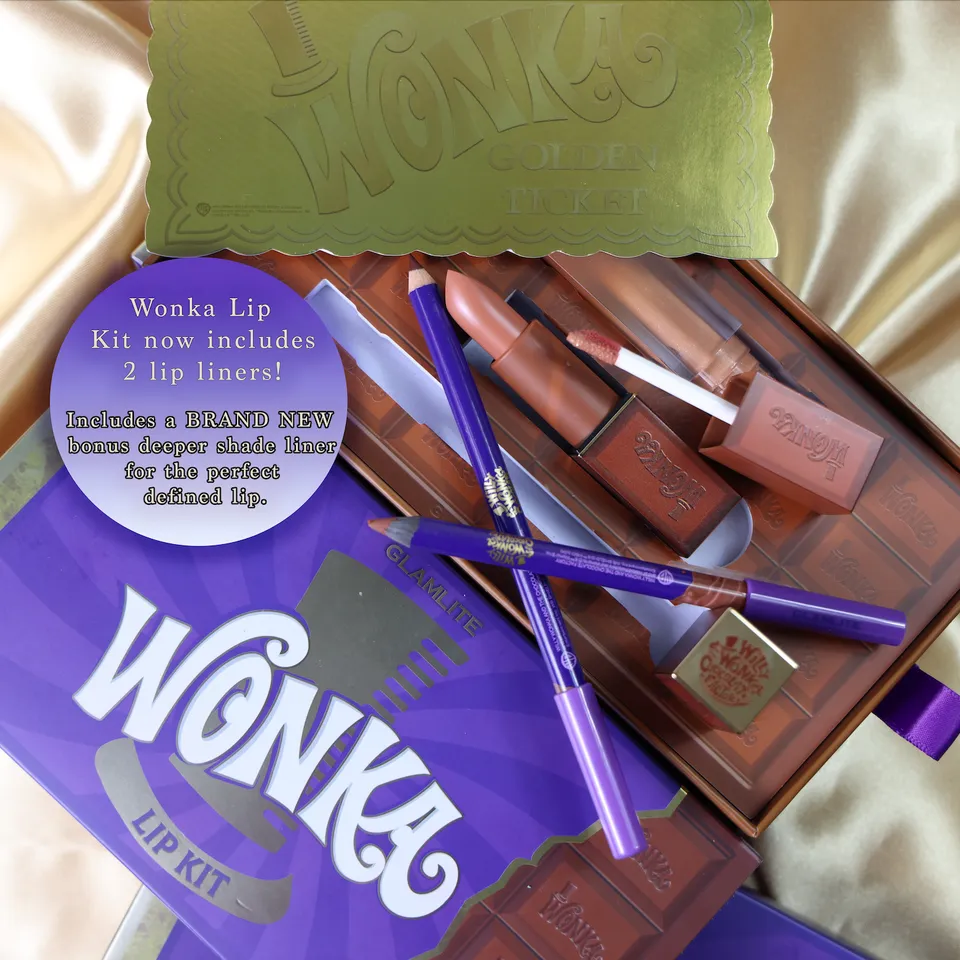 Glamlite Lip Kits Wonka Kit labbra 3 pezzi nude cioccolato