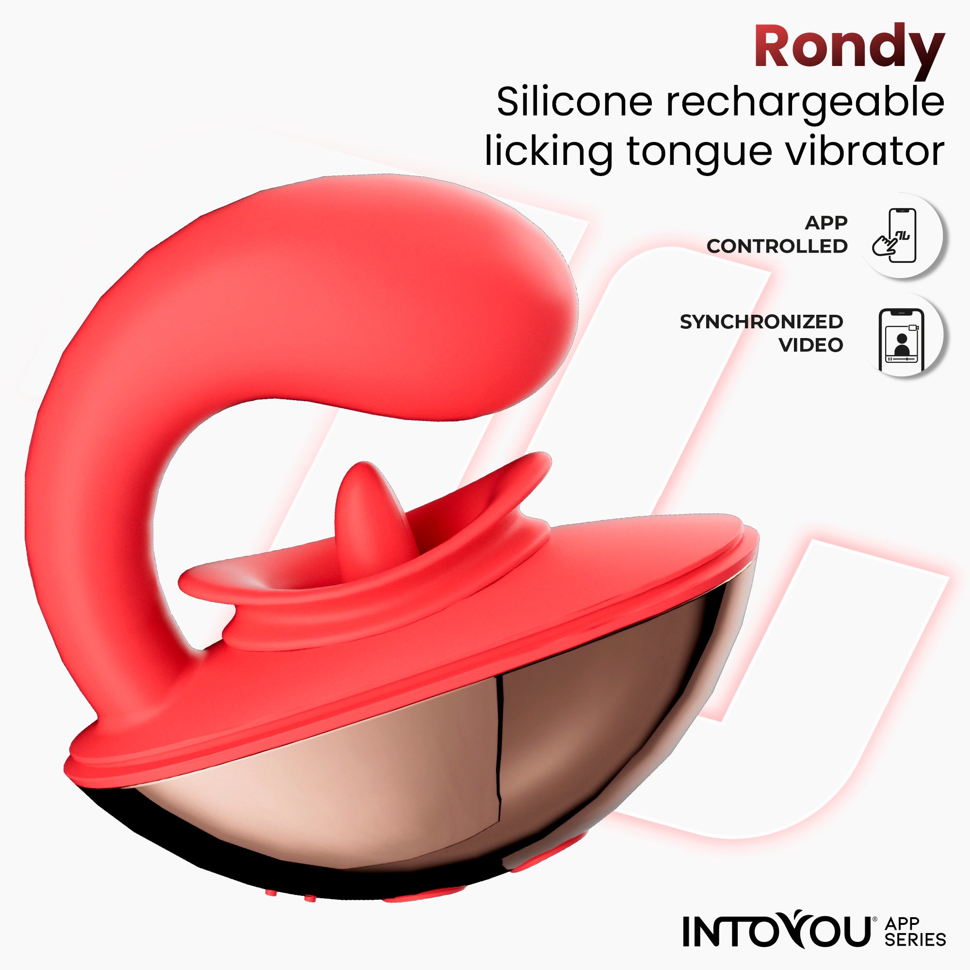 INTOYOU Rondy stimolatore licking punto G app silicone