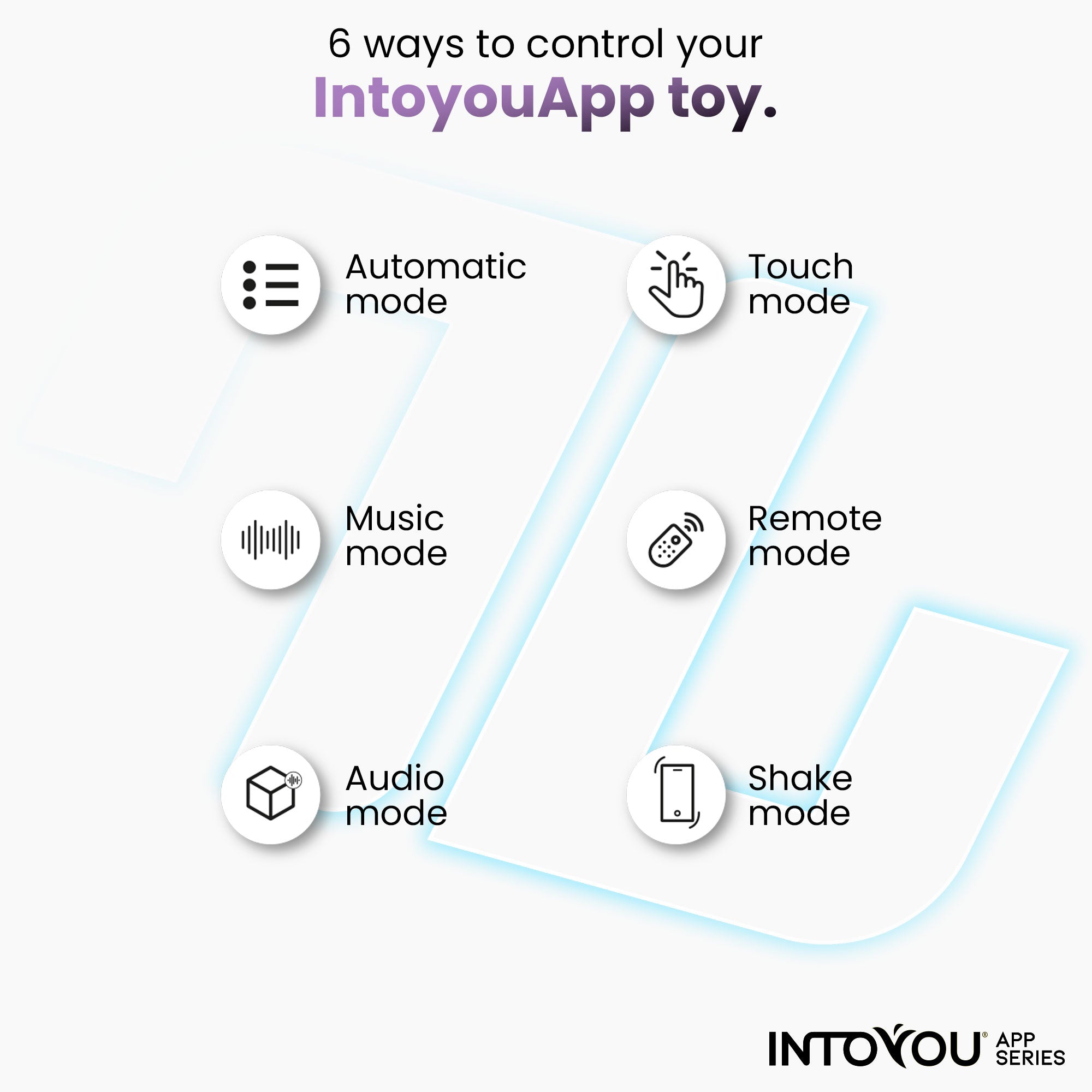 INTOYOU Ringo anello vibrante pene blu silicone 10 modi app