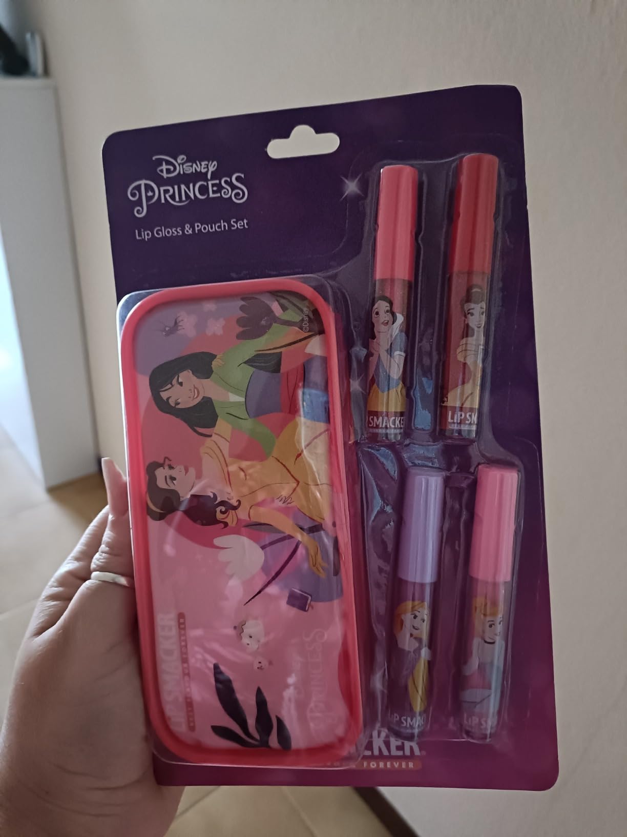 Lip Smacker Disney Princess set lucidalabbra 4 pezzi bambina