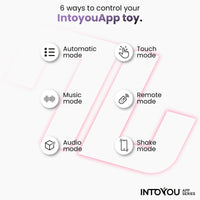 INTOYOU Bulby ovetto vibrante rosa app silicone
