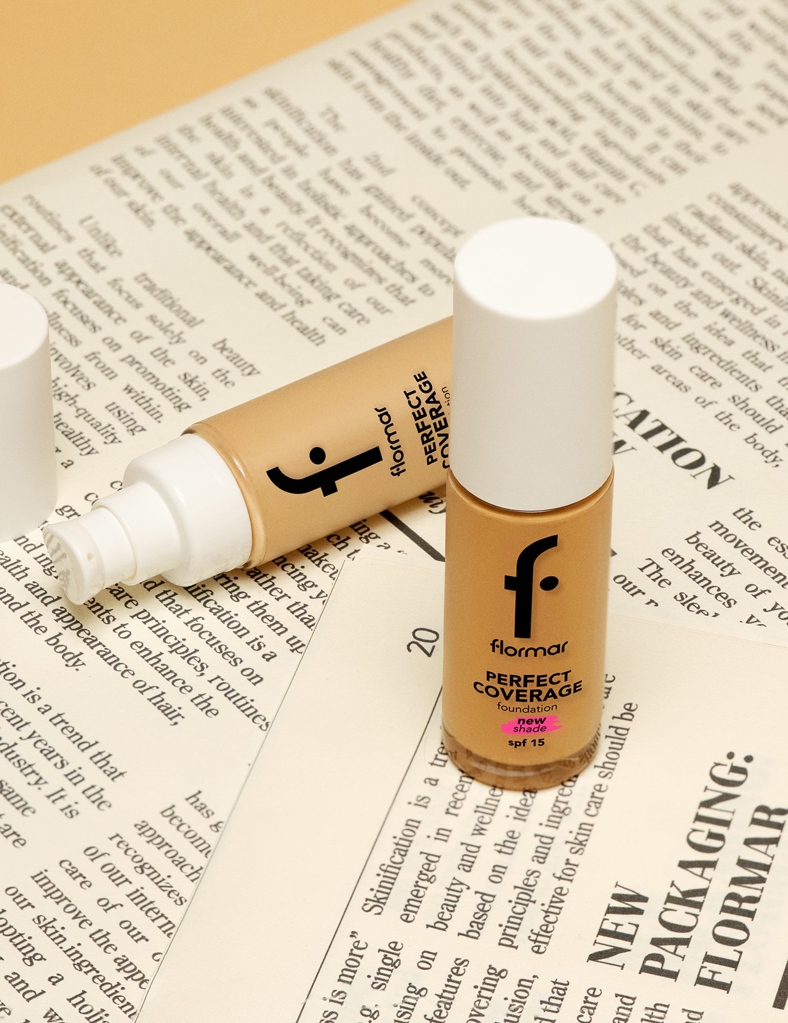 Pretty by Flormar Perfect Coverage fondotinta 100 Light Ivory coprente
