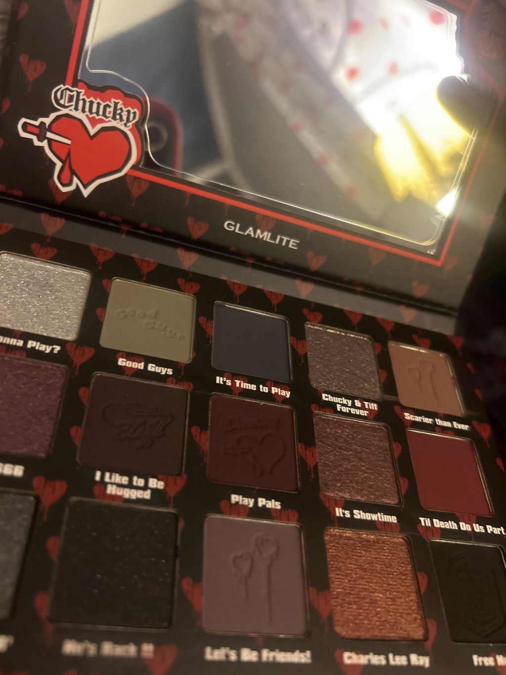 Glamlite Crazy In Love Palette Ombretti Chucky edizione 35 anni