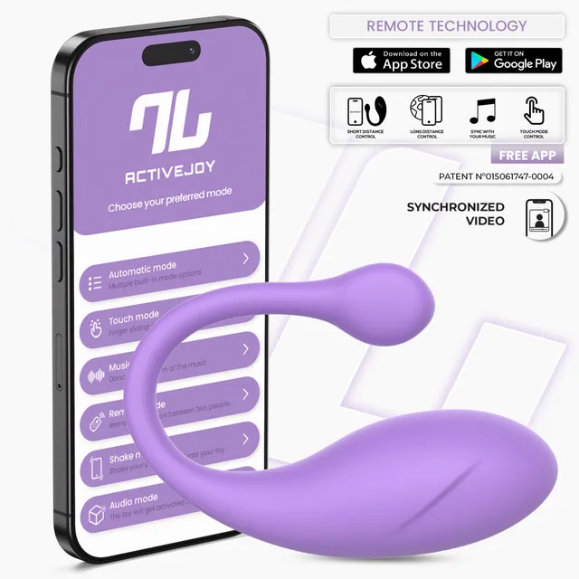 INTOYOU Bulby ovetto vibrante Lavanda 10 vibrazioni app