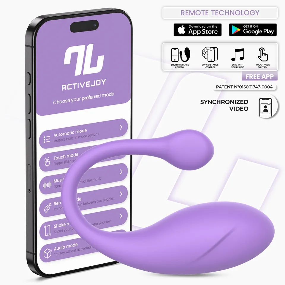 INTOYOU Bulby ovetto vibrante Lavanda 10 vibrazioni app