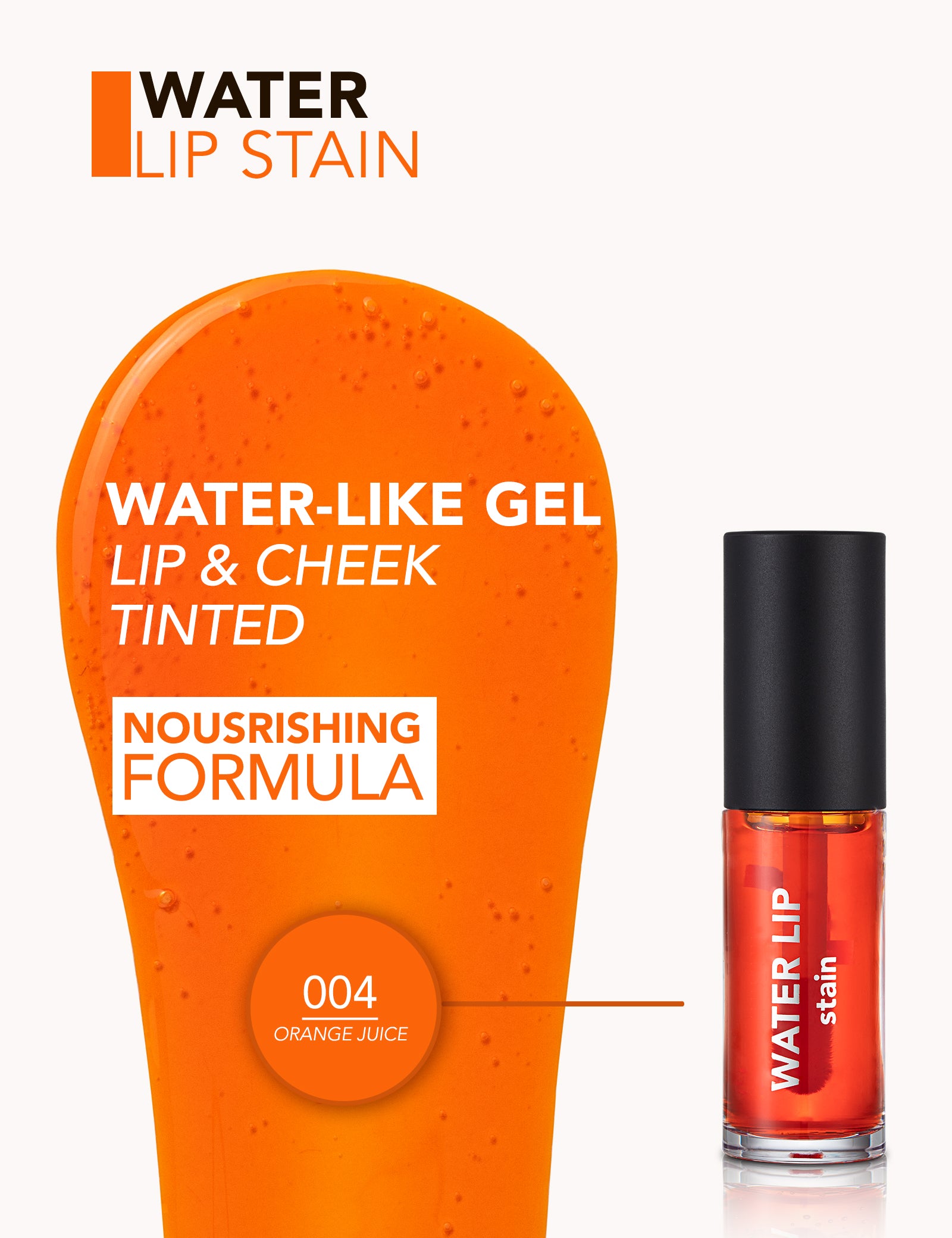 Pretty by Flormar Water Lip Stain tinta labbra 004 Orange Juice