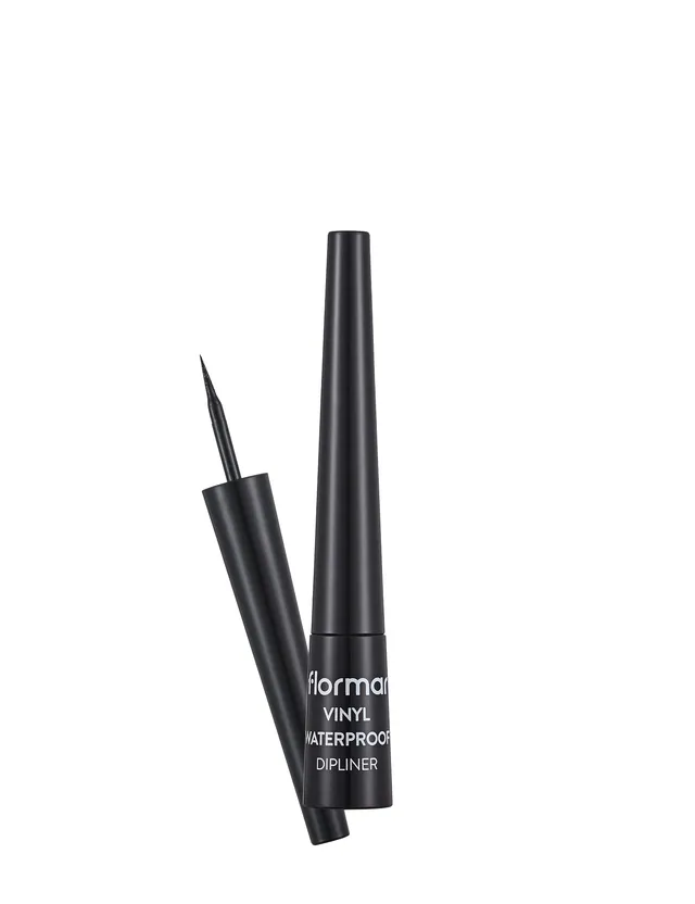 Pretty by Flormar Vinyl Dipliner eyeliner liquido 01 Black waterproof