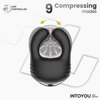 INTOYOU Torky masturbatore rotazione vibrazione compressione app
