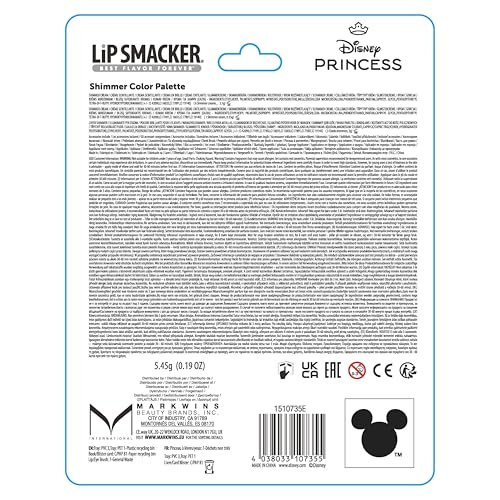 Lip Smacker Disney Princess Shimmer palette trucchi bambina 7 creme