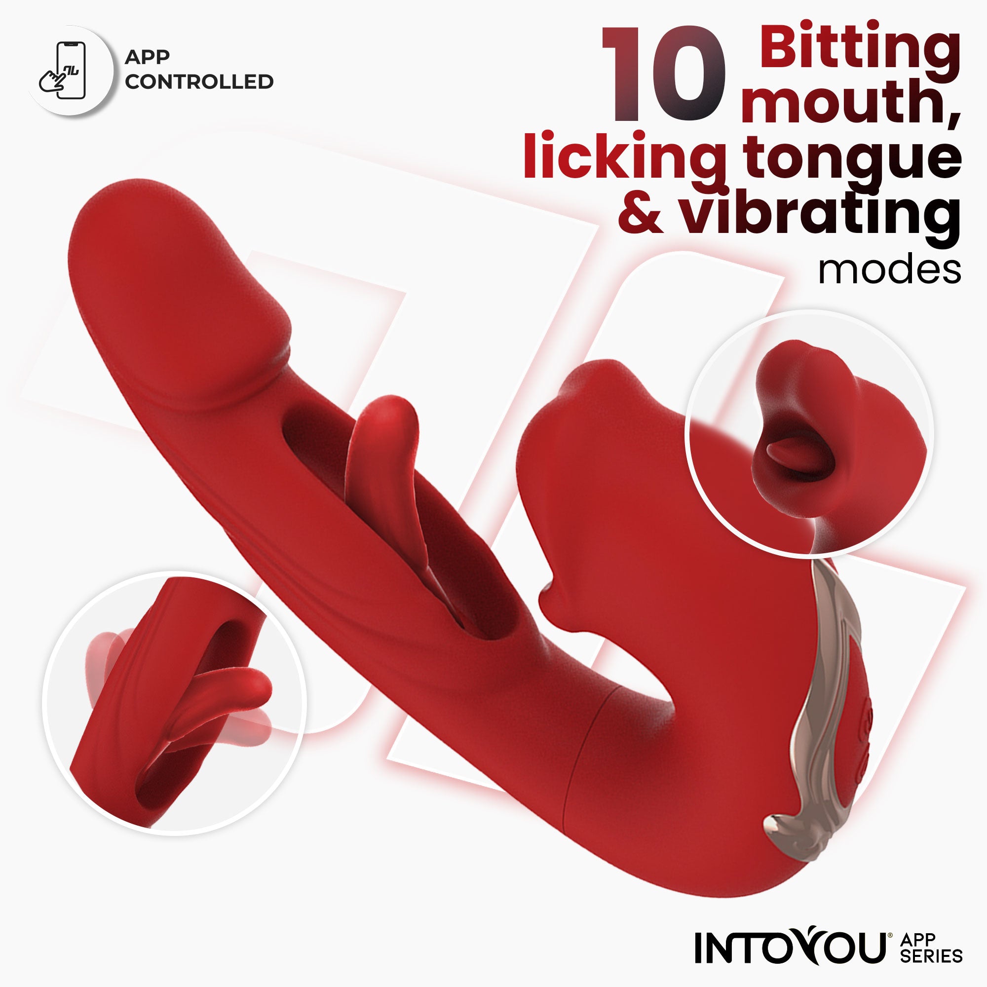 INTOYOU Mouty Vibratore Punto G e Clitoride con App