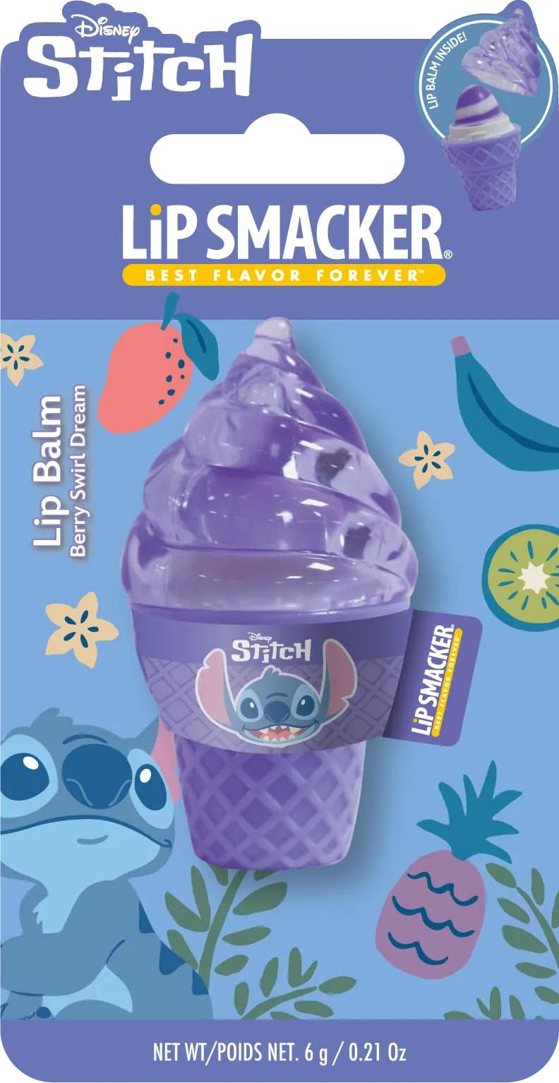 Lip Smacker Disney Cono Stitch balsamo labbra Berry Swirl 6 g