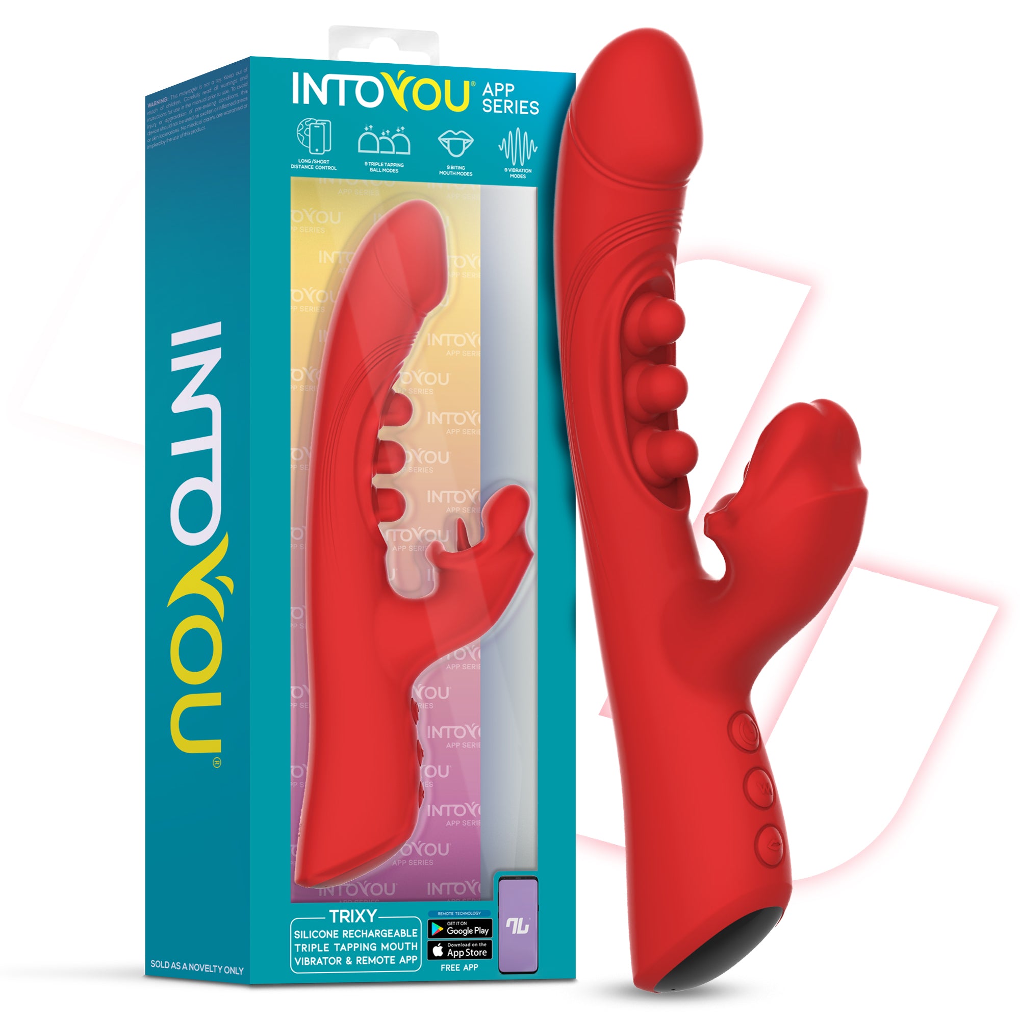 INTOYOU Trixy Vibratore clitoride tapping biting con app