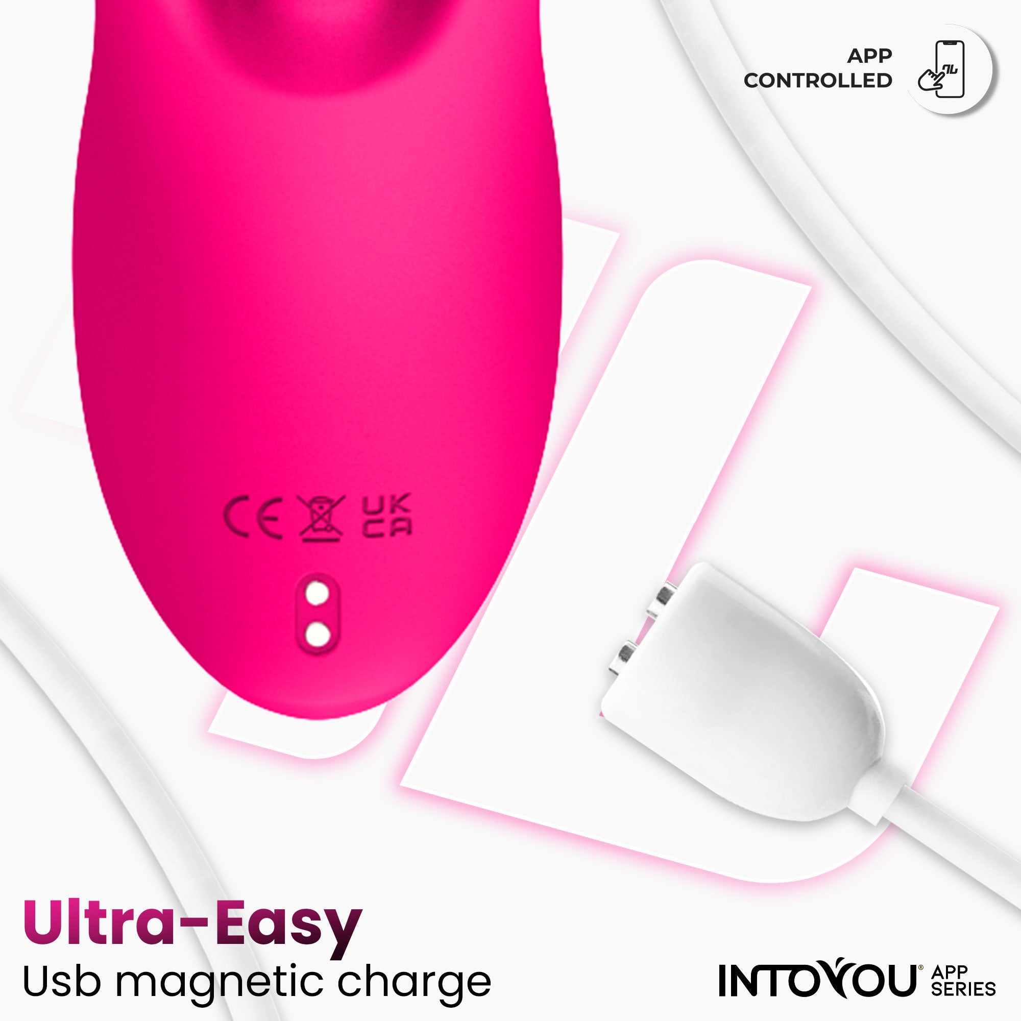 INTOYOU Derek vibratore Finger punto G con app 4 bracci