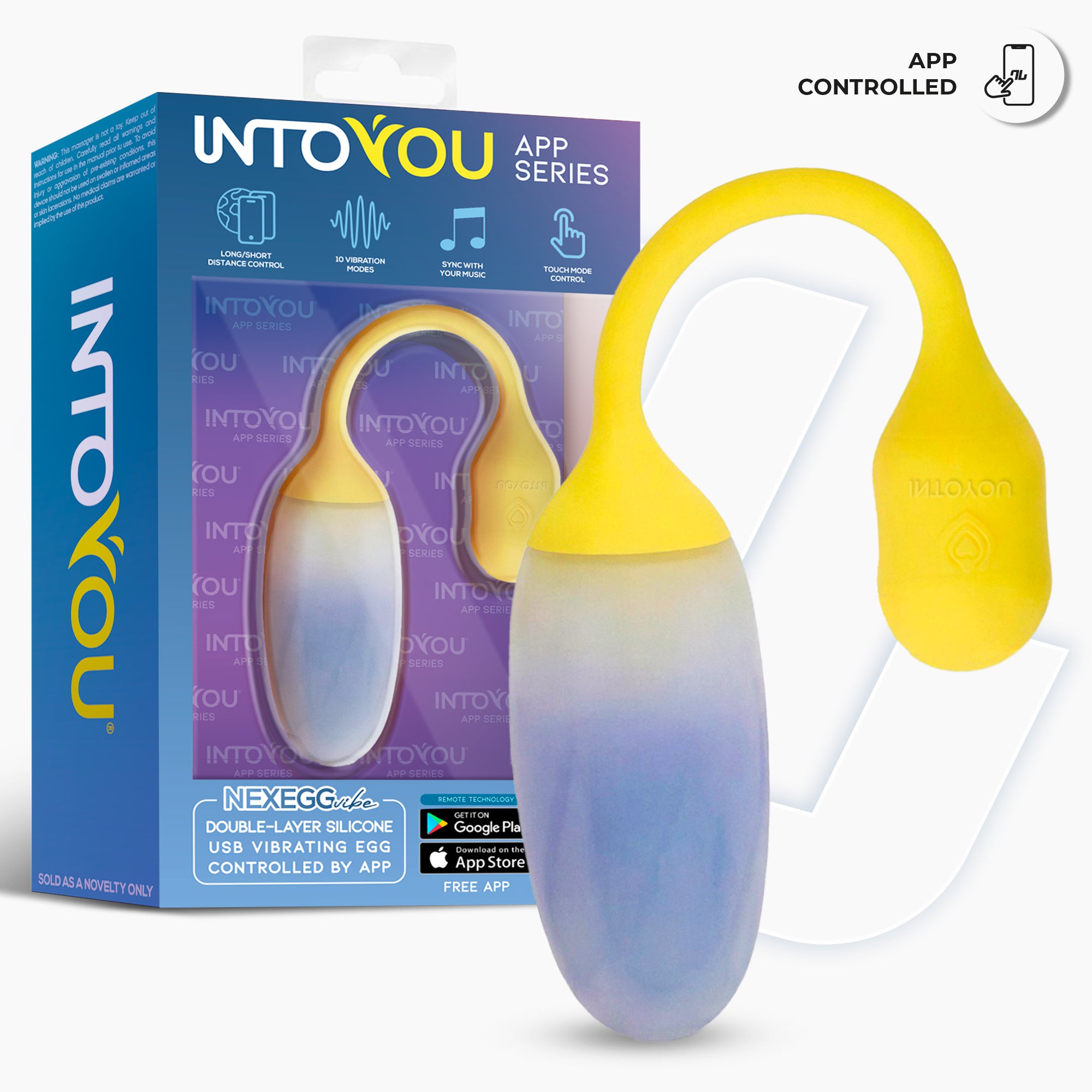 INTOYOU NexEgg ovetto vibrante giallo viola USB-C