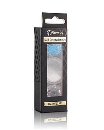 Pretty by Flormar Unlimited Art Set Decorazioni Unghie Kit Nail Art
