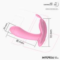 INTOYOU Wingy Butterfly Stimolatore Clitoride Rosa con App