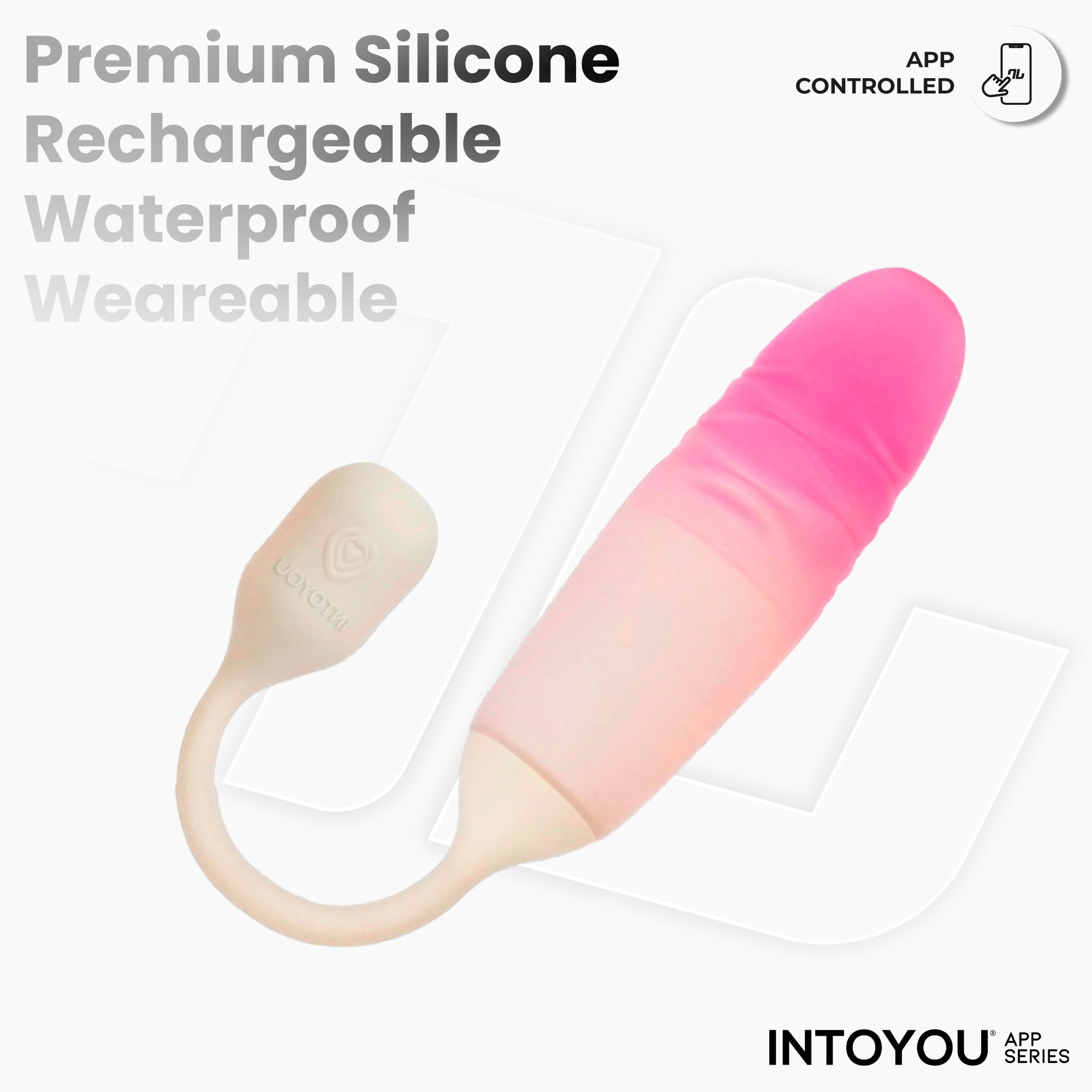 INTOYOU NexEgg Motion uovo vibrante thrusting beige rosa app