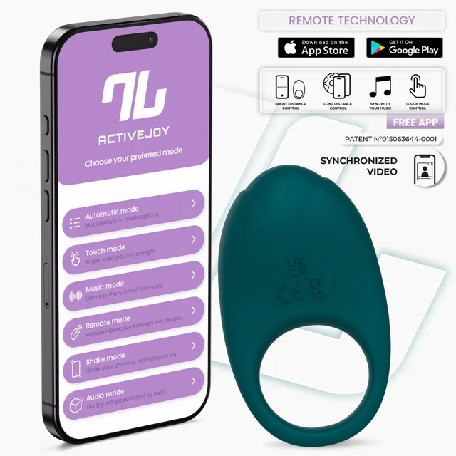INTOYOU Anelli Ringo anello vibrante verde app 10 modi
