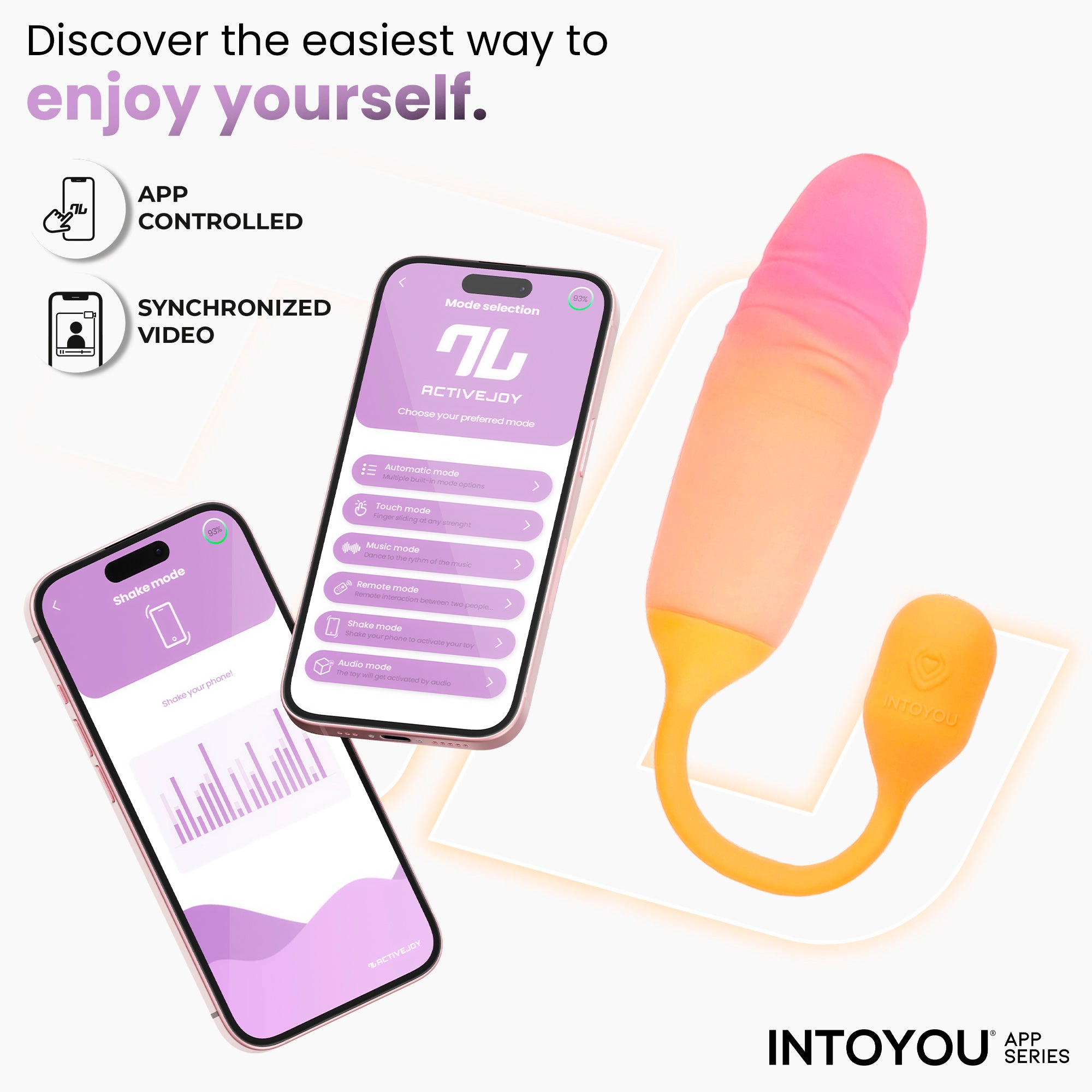 INTOYOU NexEgg Motion ovetto arancione rosa thrusting