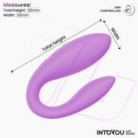 INTOYOU Per coppie vibratore coppia lavanda app 2 motori