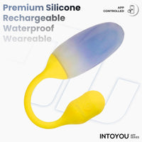 INTOYOU NexEgg uovo vibrante giallo/viola 10 modi app