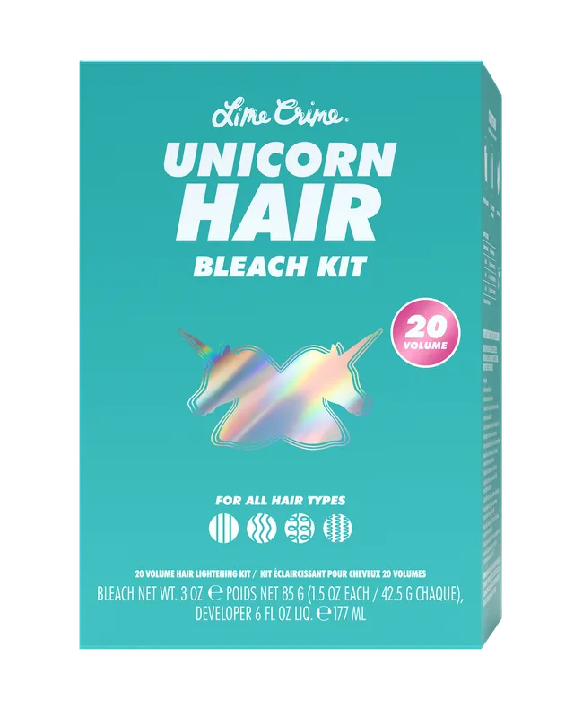 Lime Crime Hair Kits Unicorn Bleach Kit decolorante 20 volumi