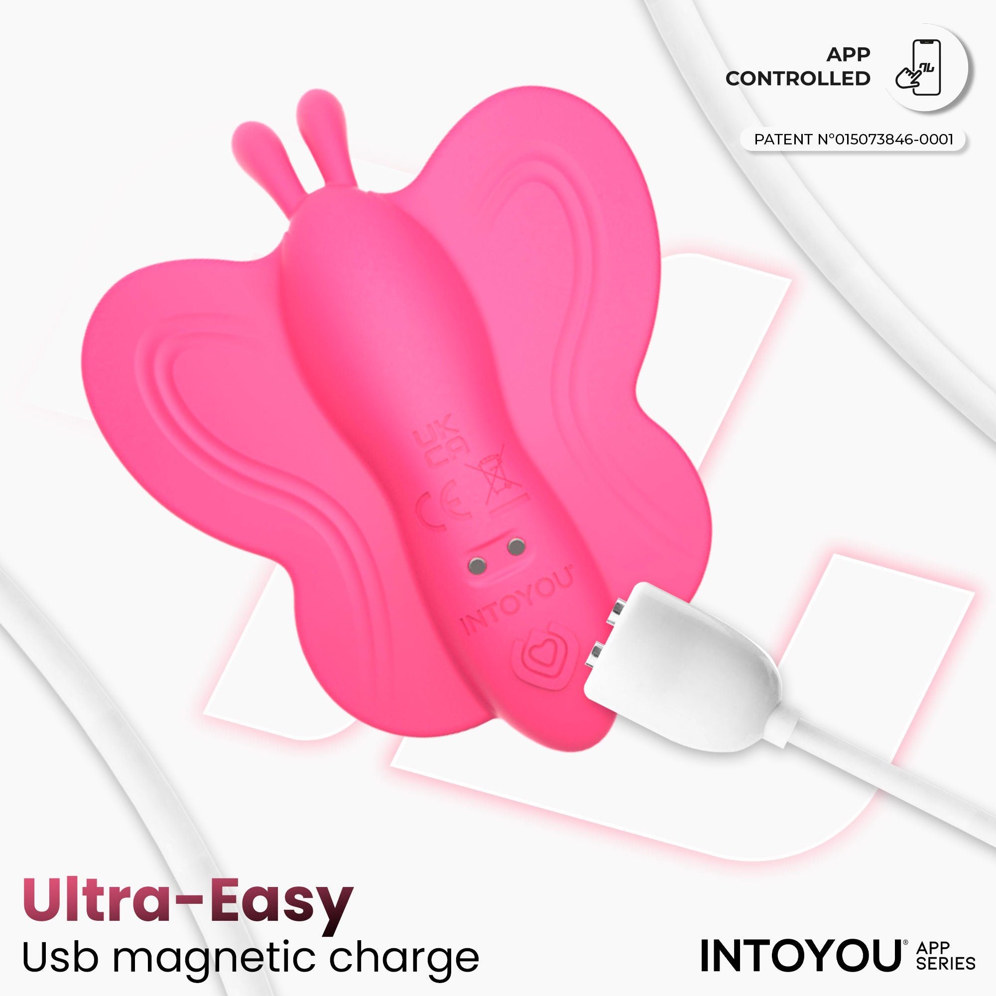 INTOYOU Wingy stimolatore clitoride farfalla rosa pesca