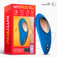 INTOYOU Per slip vibratore mutandine app blu silenzioso 10 modi