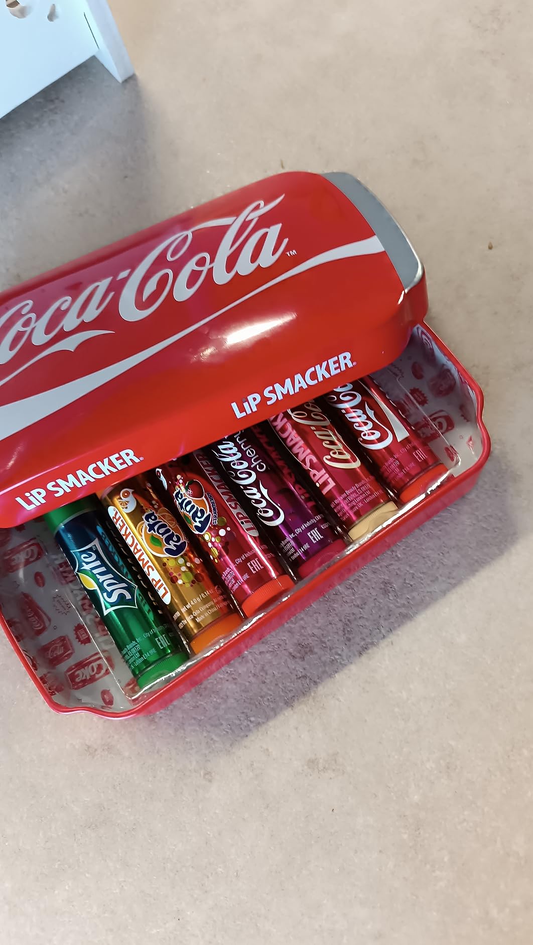 Lip Smacker Coca-Cola balsamo labbra 6 pezzi Can Collection