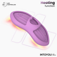 INTOYOU Laia stimolatore dito riscaldante 39° lavanda app