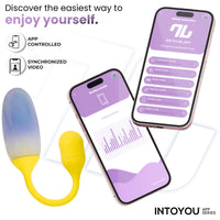 INTOYOU NexEgg uovo vibrante giallo/viola 10 modi app