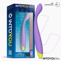 INTOYOU Neya Vibratore Punto G Viola con App 19,5 cm