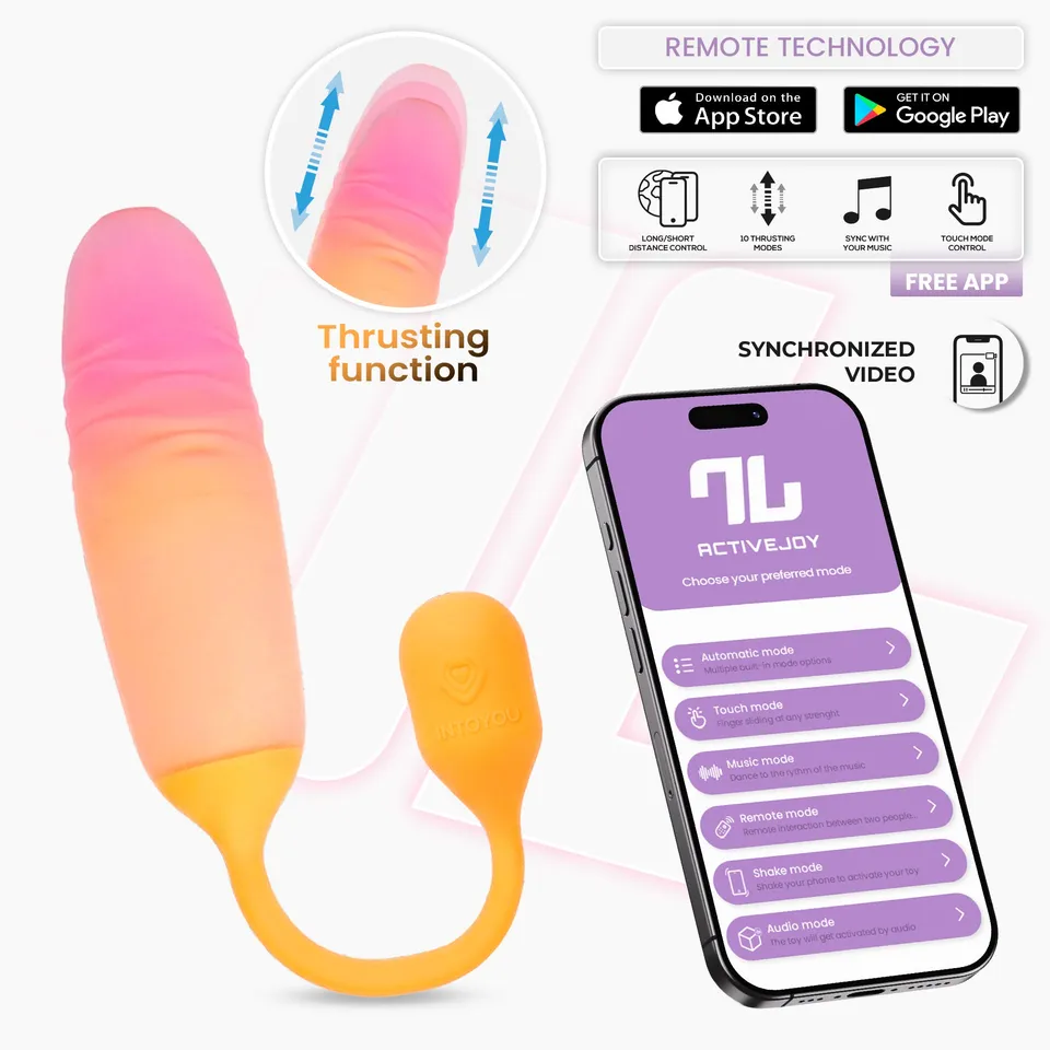 INTOYOU NexEgg Motion ovetto arancione rosa thrusting