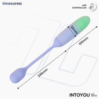 INTOYOU NexEgg Motion Ovetto Vibrante Lilla Spinta App