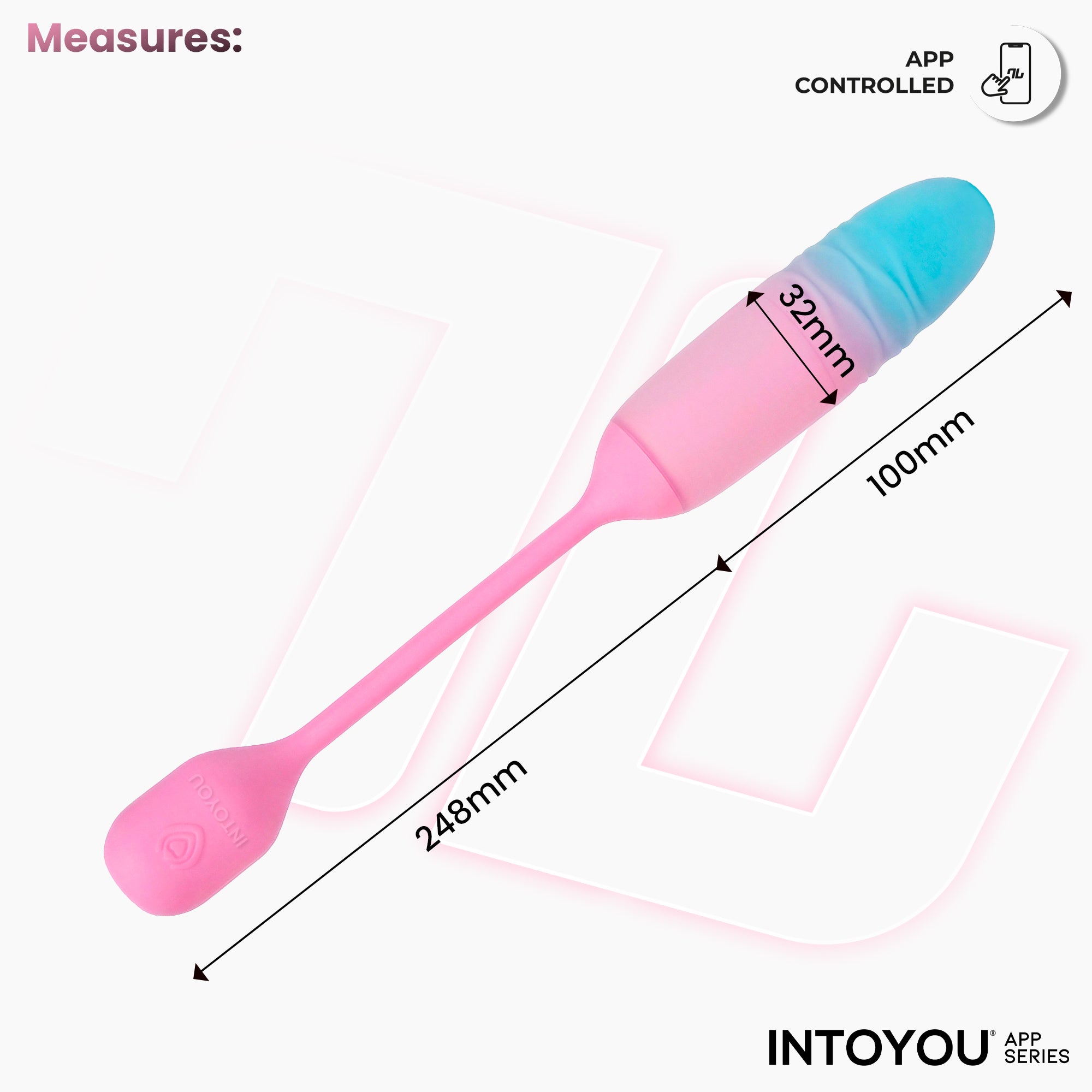 INTOYOU NexEgg Motion Ovetto thrusting rosa con app