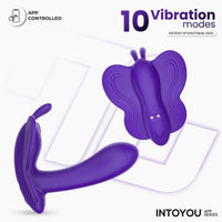 INTOYOU Wingy Stimolatore Clitoride Farfalla Viola App
