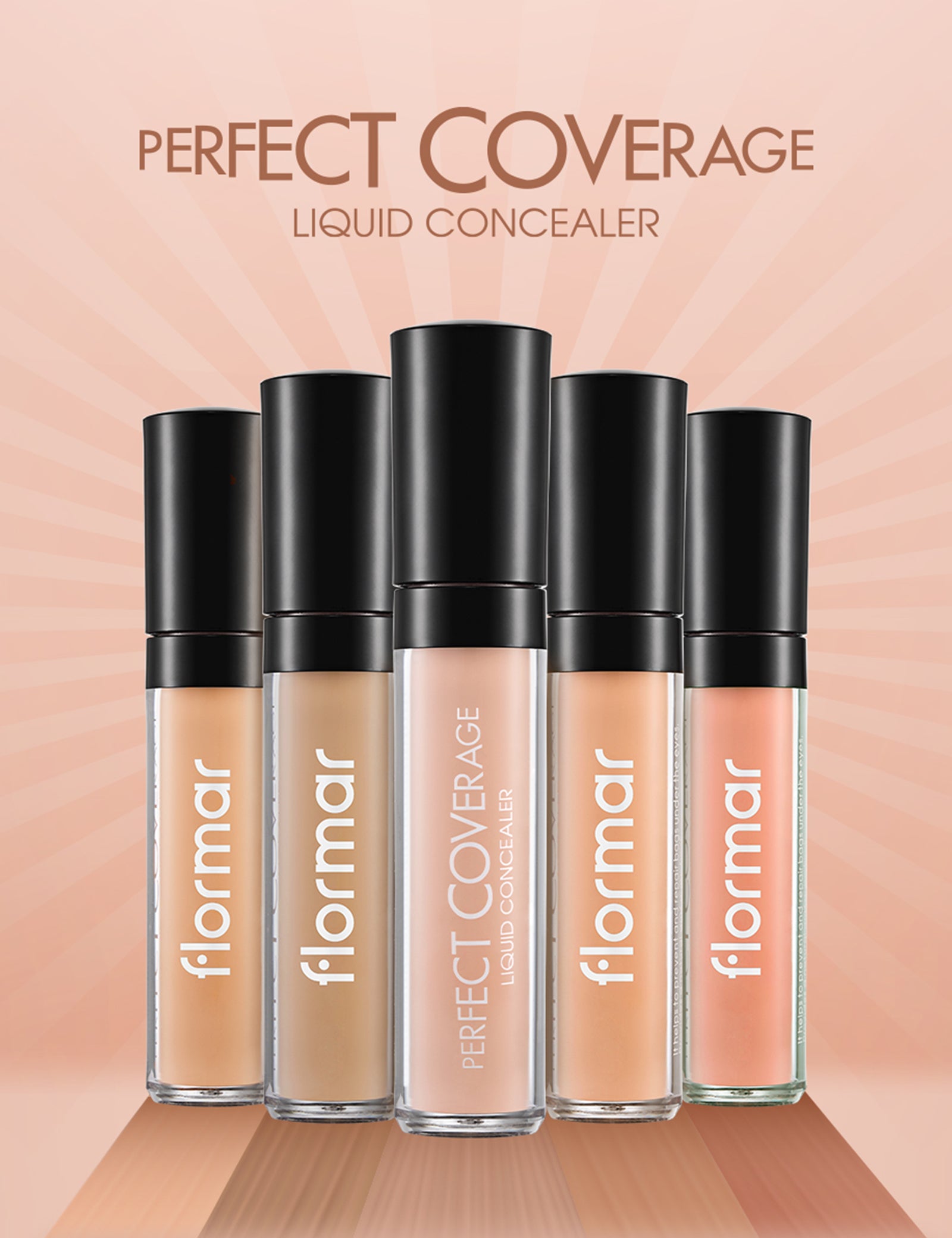 Pretty by Flormar Perfect Coverage correttore liquido 02 Ivory coprente