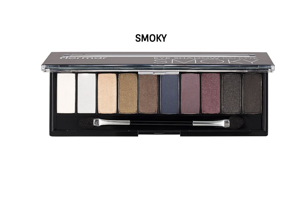 Pretty Eye Shadow Palette Eyeshadow Palette 10 colori Smokyy 10g