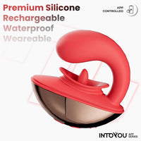 INTOYOU Rondy stimolatore clitoride con app 10 vibrazioni